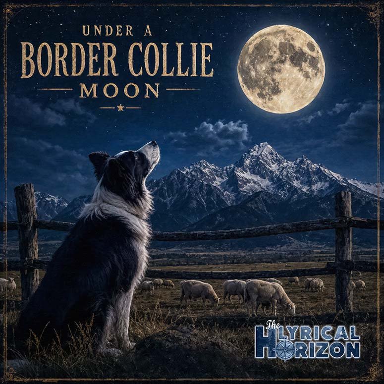 Under a Border Collie Moon